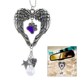 Wings Metal Car Ornament for Pet Lovers